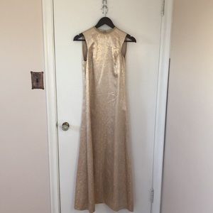 VINTAGE Egyptian Greek dress A line with keyhole